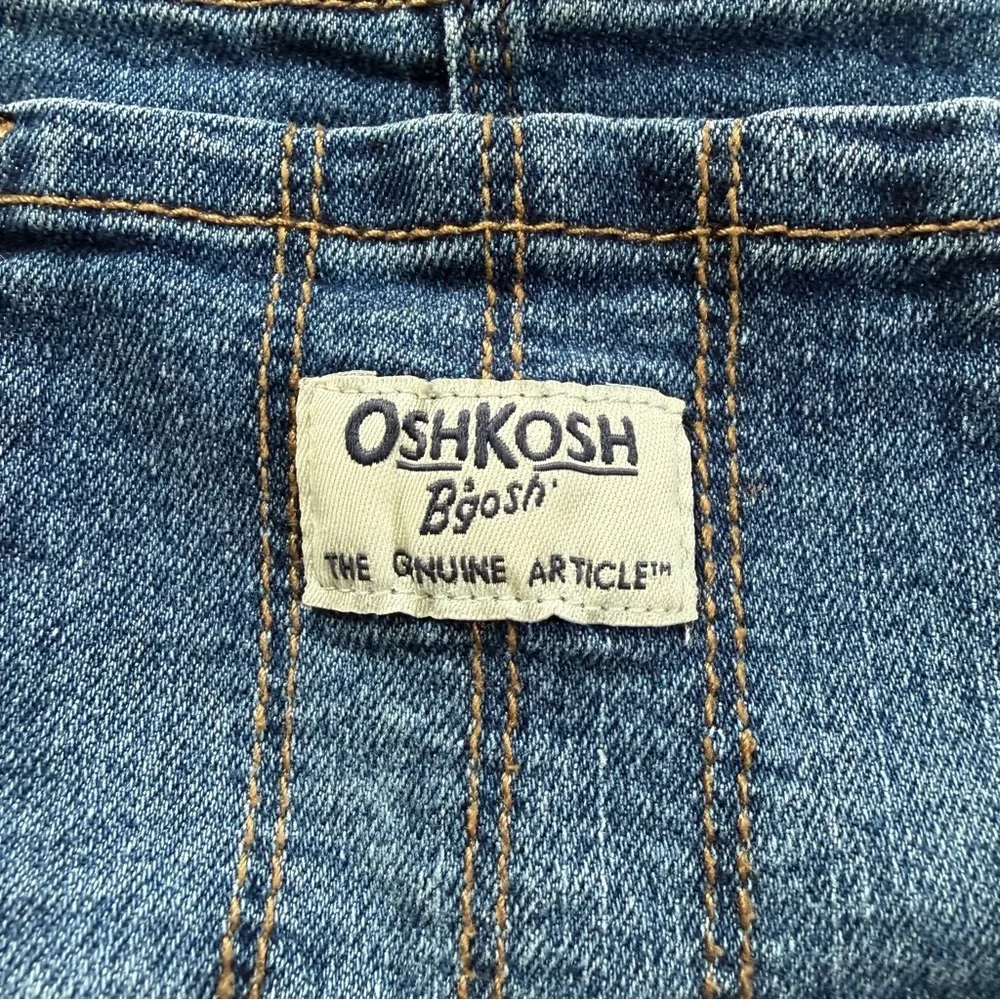 OshKosh B’gosh Denim & Buffalo Plaid Jumper Dress | Girls 4T